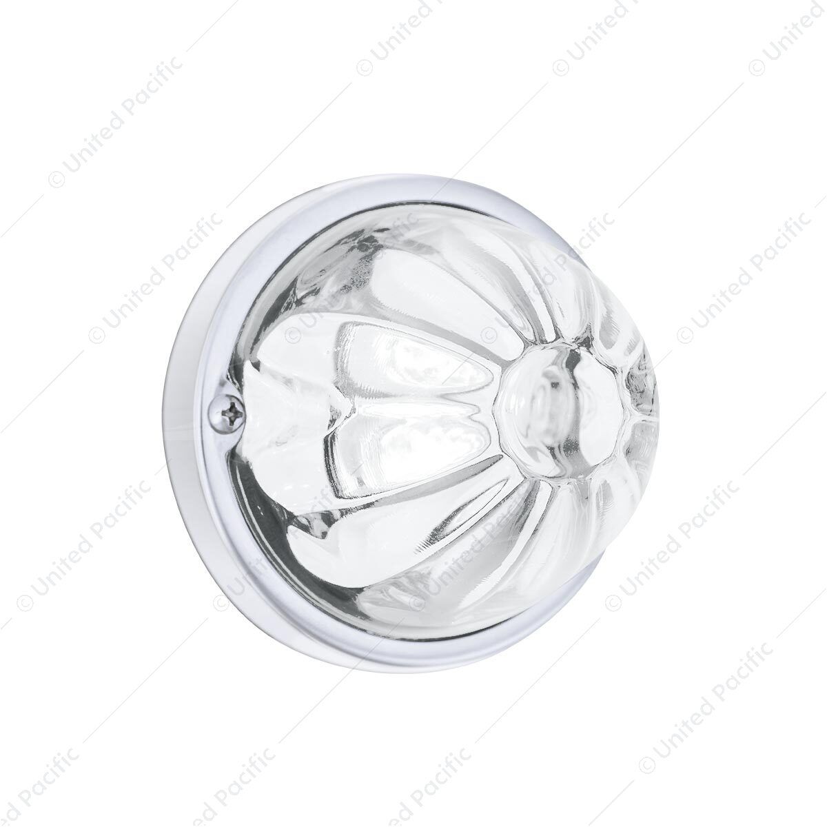 Glass Watermelon Light Kit With 4 LED Light-White LED/Clear Lens