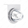 UltraBurst Glass Watermelon Light With Stainless Steel Light Bracket Kit-White LED/Clear Lens
