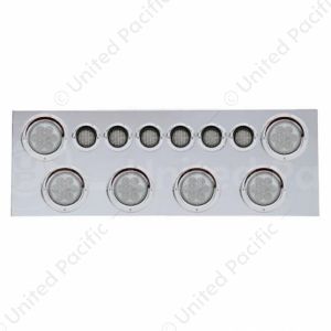 Stainless Rear Center Panel With Six 7 LED 4" Reflector Lights & Six 9 LED 2" Lights