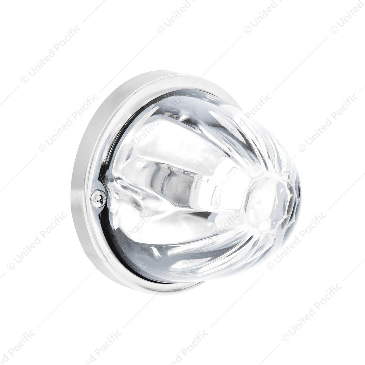 UltraBurst Glass Watermelon Light Flush Mount Kit-White LED/Clear Lens