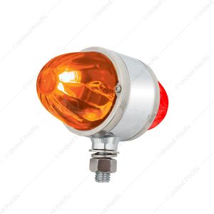 UltraBurst Chrome Double Face Glass Watermelon Light-Amber & Red LED/Amber & Red Lens