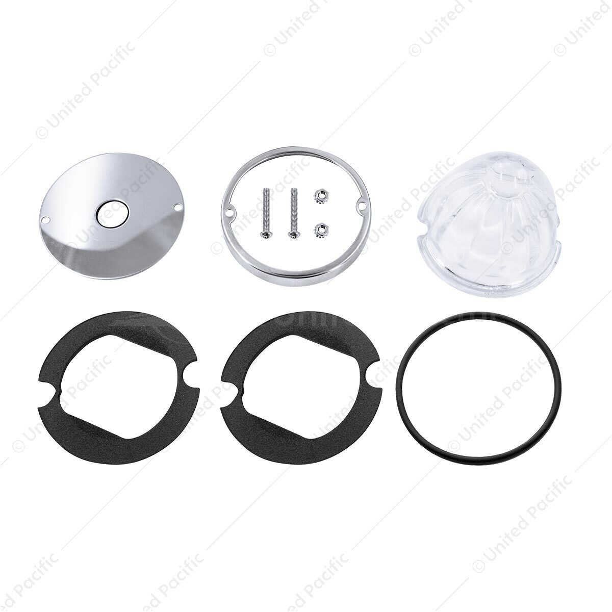 Glass Watermelon Light Kit For 3/4" Mini Light-Clear Lens