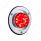 17 LED Dual Function Watermelon Light Sleeper Bunk Kit With 304 Stainless Steel Bezel-Red LED/Red Le