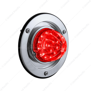 17 LED Dual Function Watermelon Reflector Light Sleeper Bunk Kit With 304 SS Bezel