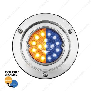 Double Fury 17 LED Dual Function Watermelon Cab Light With 304 SS Bezel
