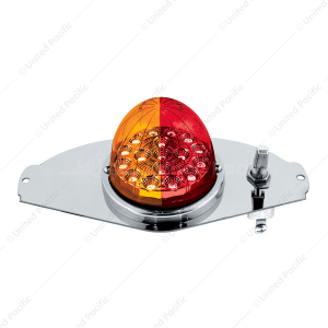 304 SS Above Door Dome Light Kit W/ 17 LED Double Fury Watermelon For 2008-2017 FL Cascadia-Amber &