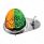 304 SS Above Door Dome Light Kit W/ 17 LED Double Fury Watermelon For 1994-2025 KW W900-Amber & Gree
