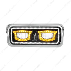 High Power Blackout LED Headlight With Turn Signal And Position Light-Passenger