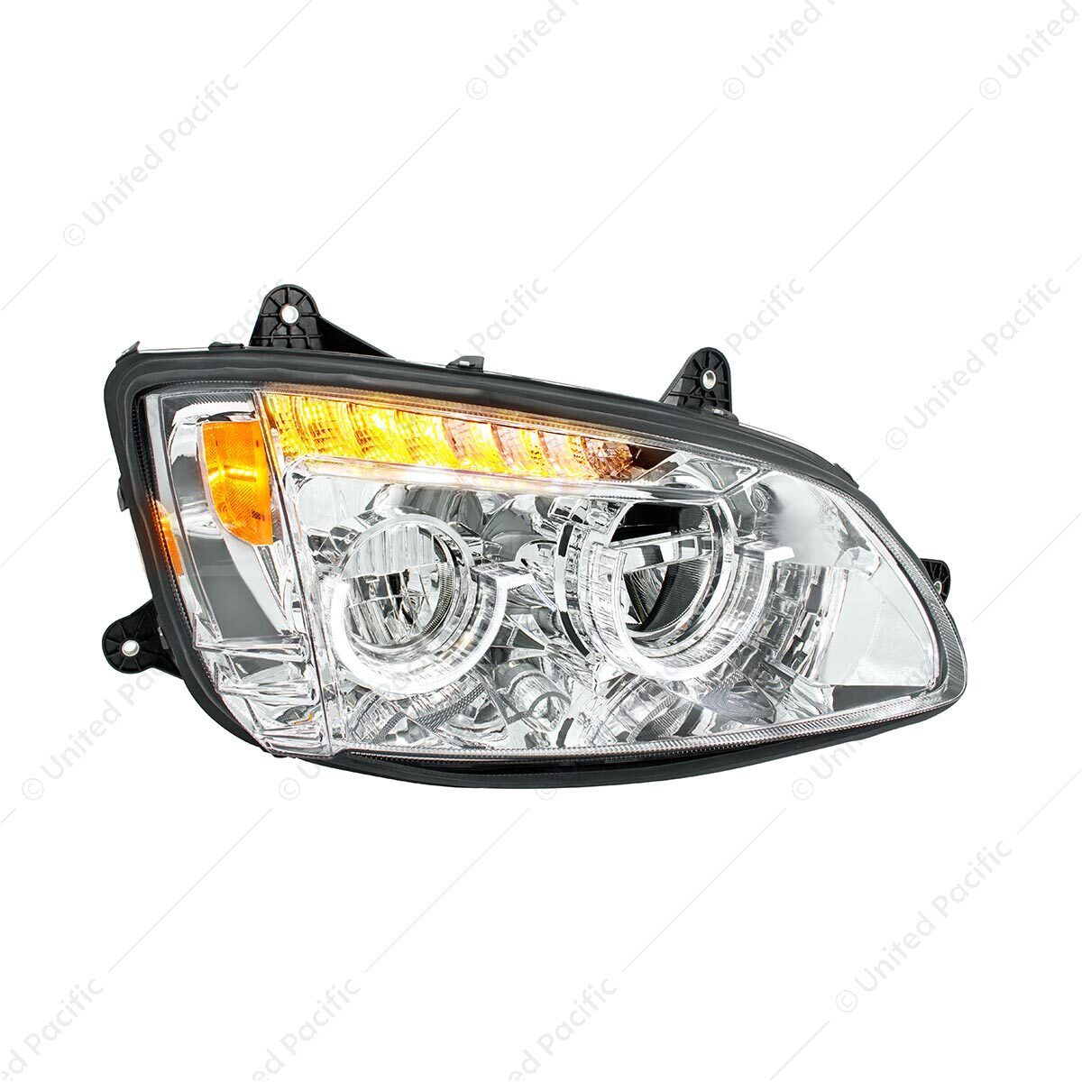 Chrome Full LED Headlight For 2008-2017 Kenworth T660-Passenger