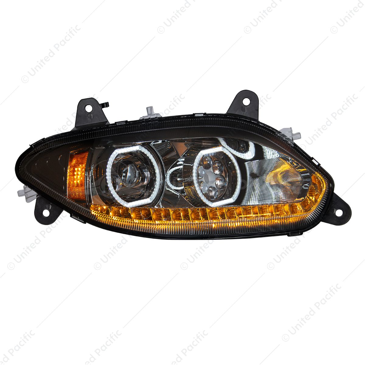 Black 17 LED Headlight For 2018-2026 International LT - Passenger