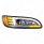 Chrome Projection Headlight With LED Sequential Turn & DRL For 2005-2015 Peterbilt 386- Passenger