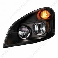 "Blackout" LED Headlight For 2008-2017 Freightliner Cascadia - Driver