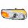 Chrome Projection Headlight With LED Turn & DRL For Peterbilt 389 (2008-2023) & 388 (2008-2015)- Pas