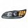 "Blackout" Projection Headlight With LED Turn & Position Light for 2005-2015 Peterbilt 386- Driver
