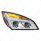 Chrome LED Projection Headlight With LED Position Light For 2018-2024 Freightliner Cascadia - Passen