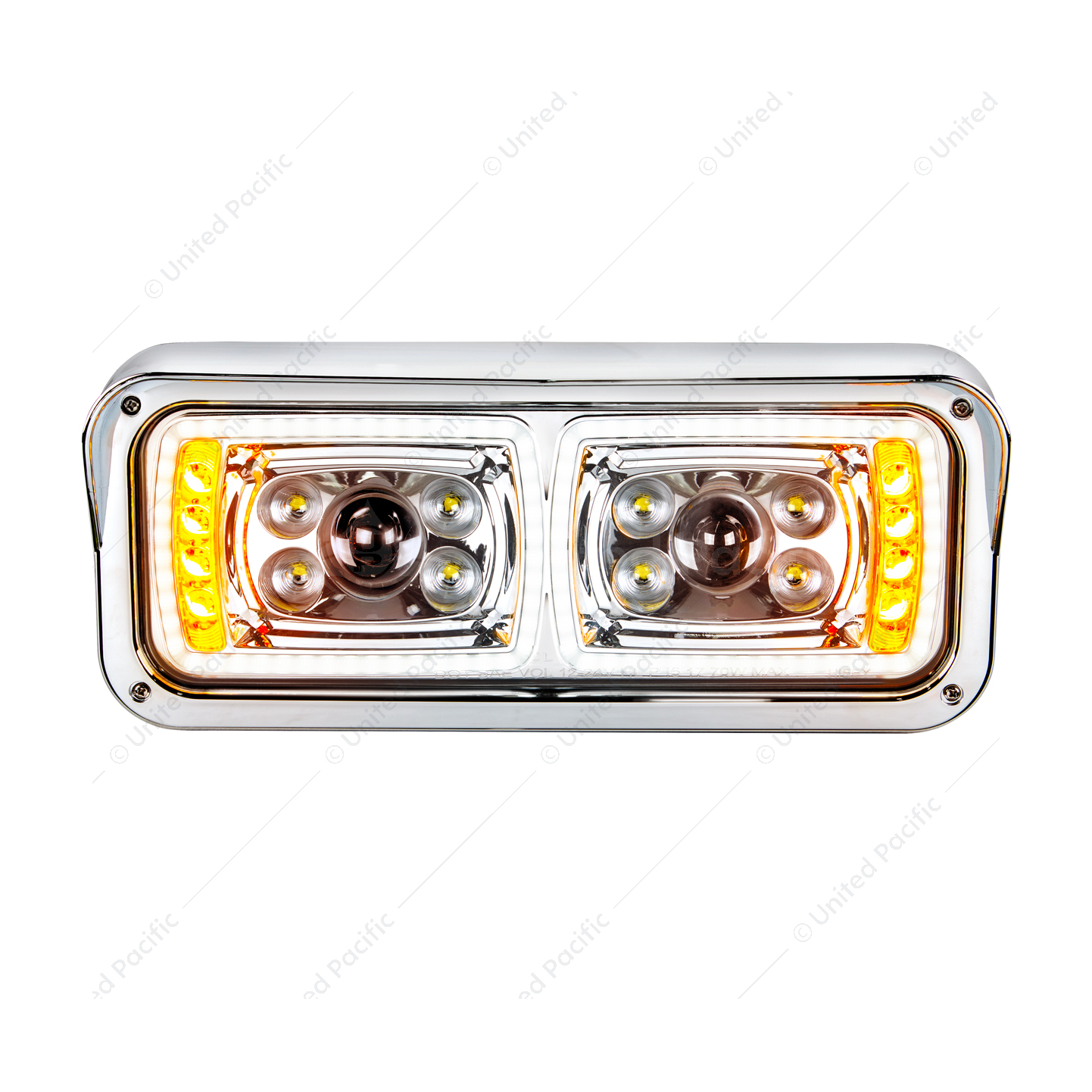 Position Light truck.upauto.com: 10 High Power LED Projection Headlight With LED Turn ...