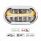 ULTRALIT PLUS High Power 10 LED Projector Chrome Headlight With 15 LED Dual Color Light Bar & Chrome