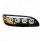 Black Quad-LED Headlight With LED DRL & Seq. Signal For 2005-2015 Peterbilt 386- Passenger