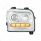 High Power 10 LED Chrome Headlight With 24 LED Turn & 100 LED Halo For 2019-2024 Kenworth W990-Passe