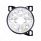 9 LED Projector Fog Light With LED Position Lights For Peterbilt 579/587 & Kenworth T660 - Chrome