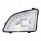 18 LED Chrome Projector Fog Light With Position Light For 2018-2024 Volvo VNL - Driver/Left