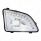 18 LED Chrome Projector Fog Light With Position Light For 2018-2024 Volvo VNL - Passenger/Right