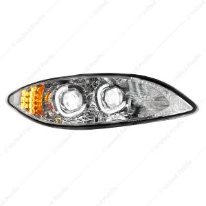 Chrome LED Headlight For 2006-2017 International Prostar - Passenger