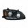 Black LED Headlight With Sequential Turn Signal & Position Light Bars For 2008-17 Kenworth T660 - Pa