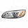 Chrome LED Headlight For Peterbilt 386 (2005-2015) & 387 (1999-2010) - Driver