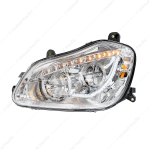 High Power 45 LED Headlight With Sequential Turn Signal For 2013-2021 Kenworth T680