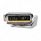 High Power LED Black Projection Headlight Assembly With Mounting Arm & Turn Signal - Passenger