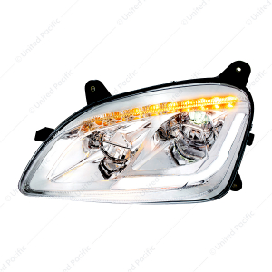 LED Headlight With Sequential LED Turn Signal For Peterbilt 579 (2012-2021) & 587 (2010-2016)