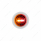2 LED 3/4" Mini Double Fury Light (Clearance/Marker) - Amber & Red LED/Clear Lens