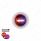 Double Fury 2 LED 3/4" Mini Clearance/Marker Light-Red & Purple LED/Clear Lens