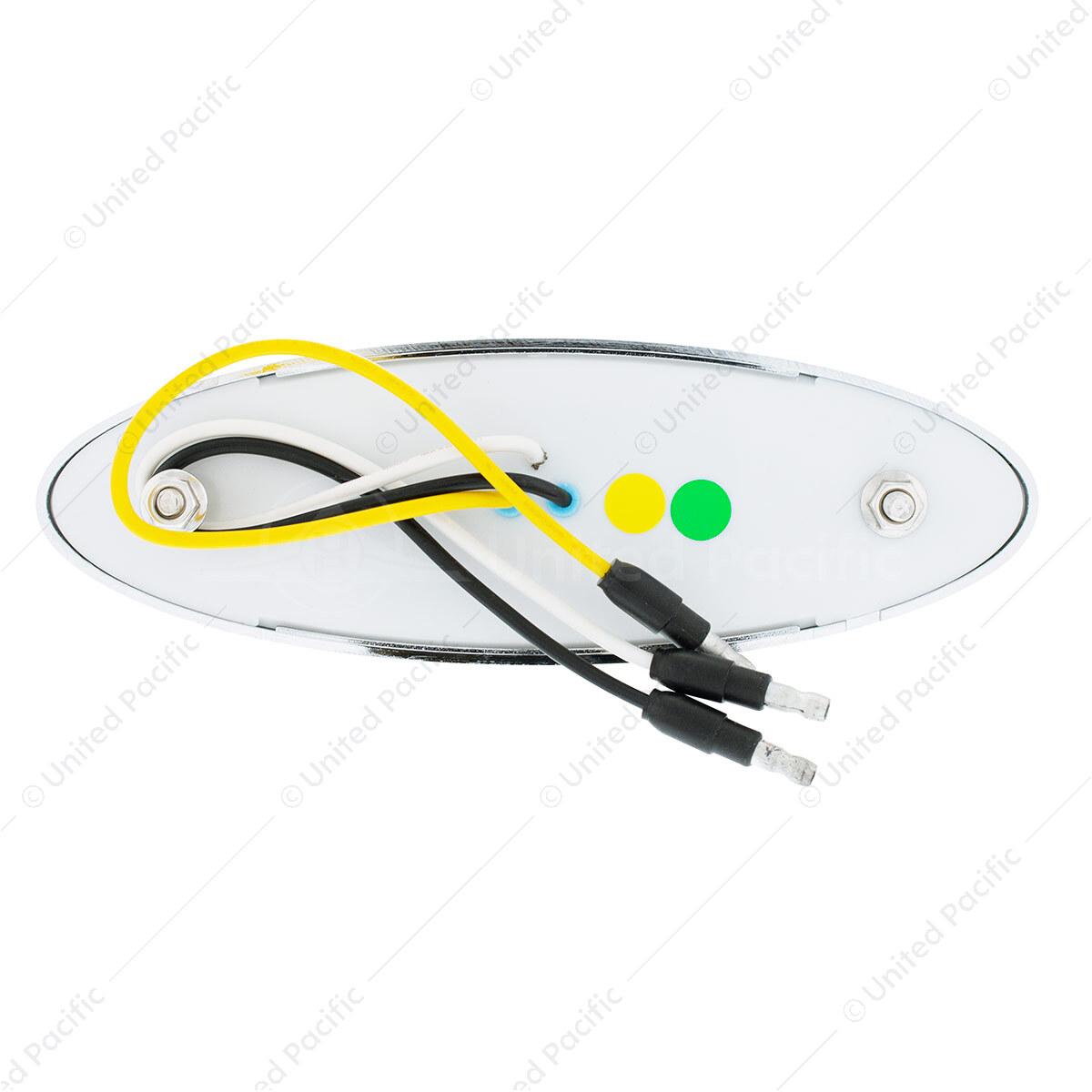 truck.upauto.com: 10 LED Oval Double Fury Light With Clear Lens