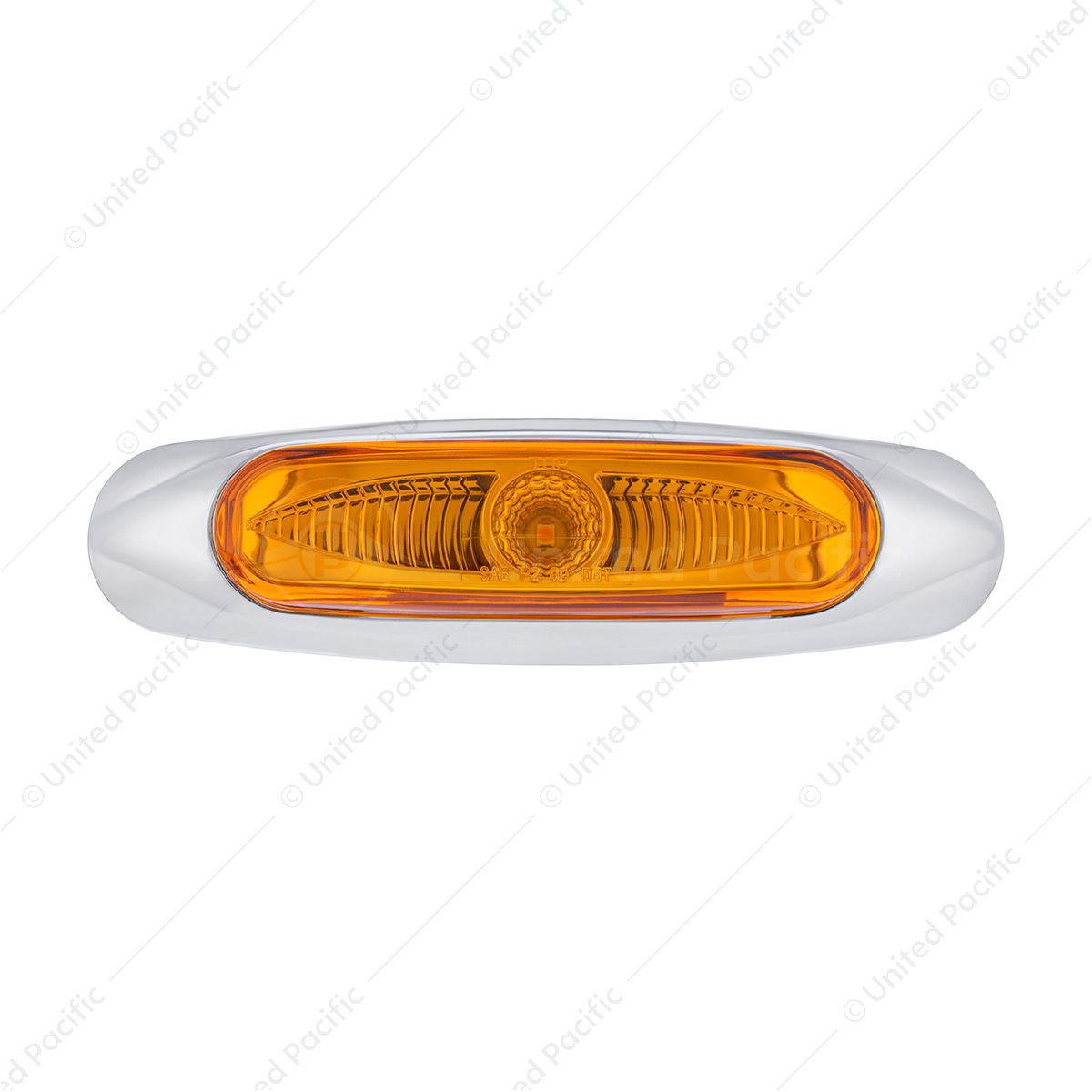 5-3/4" Wide 3 LED ViperEye Light (Clearance/Marker) - Amber LED/Amber Lens