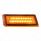 35 LED Sequential Turn Signal Light For 2018-2025 Freightliner Cascadia - Driver - Amber LED/Amber L