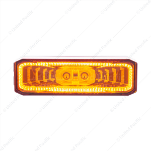 10 LED Rectangular Abyss Light (Clearance/Marker) - Amber LED/Amber Lens