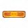 10 LED Rectangular Abyss Light (Clearance/Marker) - Amber LED/Amber Lens