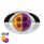 4 LED Double Fury Light (Clearance/Marker)-Amber & Purple/Clear Lens