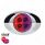 4 LED Double Fury Light (Clearance/Marker)-Red & Purple/Clear Lens