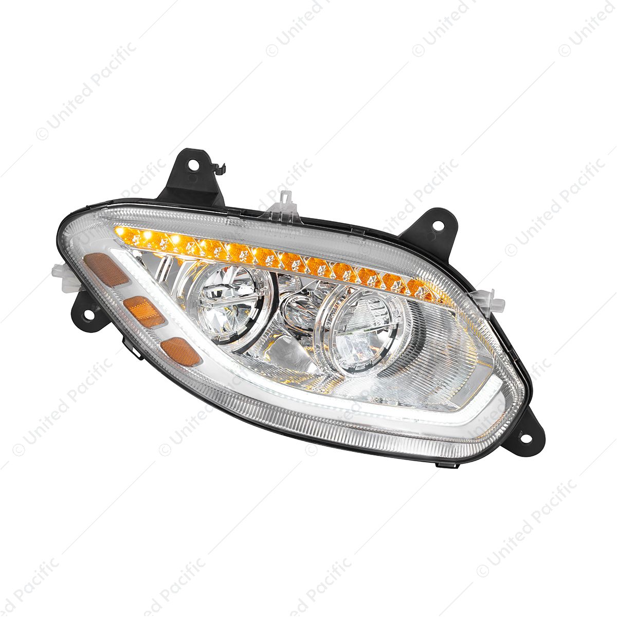 Chrome 86 LED Headlight For 2018-2026 International LT- Passenger