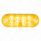 10 LED 6" Oval Light (Turn Signal) With Heated Lens - Amber LED/Amber Lens