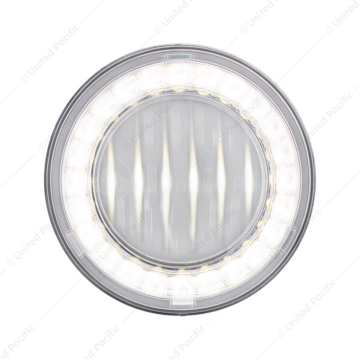 30 LED 4" Round Lumos Light I-Series (Back-Up) - White LED/Clear Lens