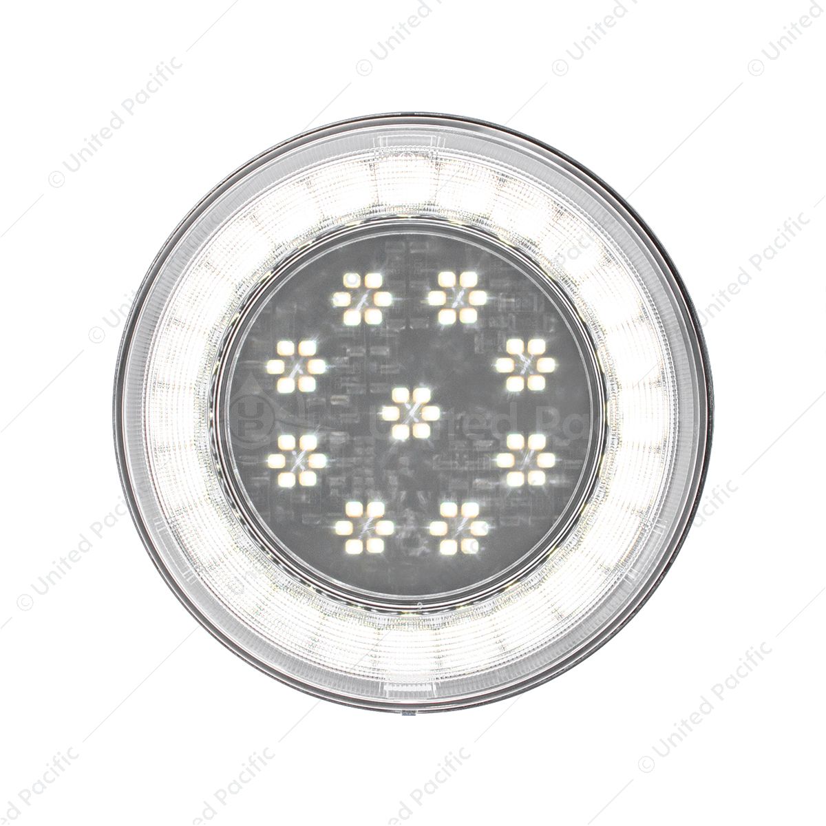 33 LED 4" Round Lumos Light S-Series (Back-Up) - White LED/Clear Lens
