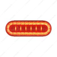 30 LED 6" Oval Lumos Light I-Series (Stop, Turn & Tail) - Red LED/Red Lens