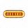 30 LED 6" Oval Lumos Light I-Series (Turn Signal) - Amber LED/Clear Lens