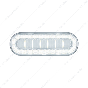 30 LED 6" Oval Lumos Light I-Series (Back-Up) - White LED/Clear Lens