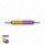 Double Fury 6 LED Dual Function 6" Marker Light With Chrome Bezel-Amber & Purple/Clear Lens