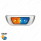 3 LED Double Fury Cab Light For 2013-2021 Kenworth T680 & 2012-2021 Peterbilt 579-Amber & Blue LED